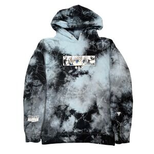 Hypland x Hunter x Hunter Killua Eyes Tie Dye Hoodie Mens Small Anime
